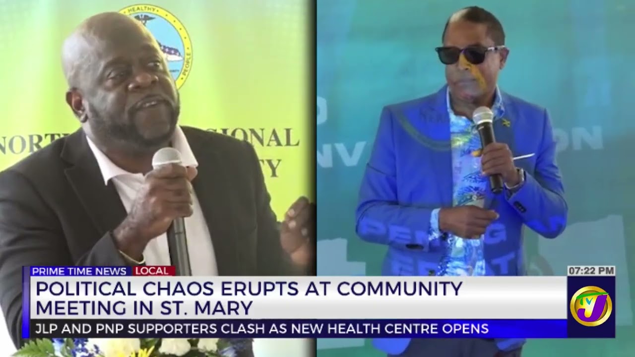 Political Chaos Erupts at Community Meeting in St Mary | TVJ News