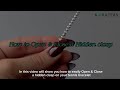 Tutorial on How to Open and Close a Tennis Bracelet with a Hidden Clasp