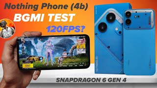 Nothing Phone 4b Bgmi Test Review - Heating, Gyro & Battery Drain Test