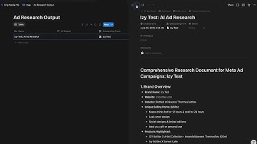 How I Automated Ad Research & Creative Briefs Using Relay + Notion (No-Code Workflow Demo)