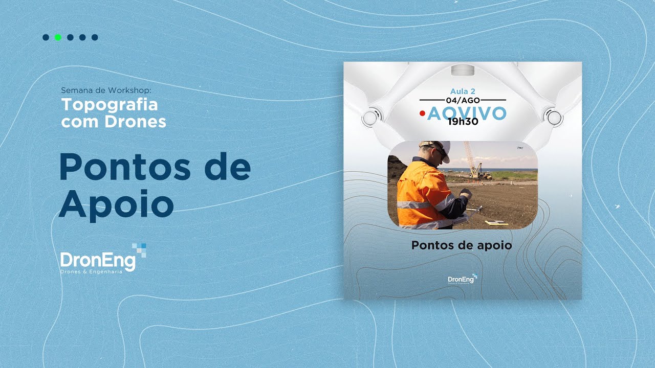 Aula: Topografia com Drones: Pontos de Apoio - YouTube
