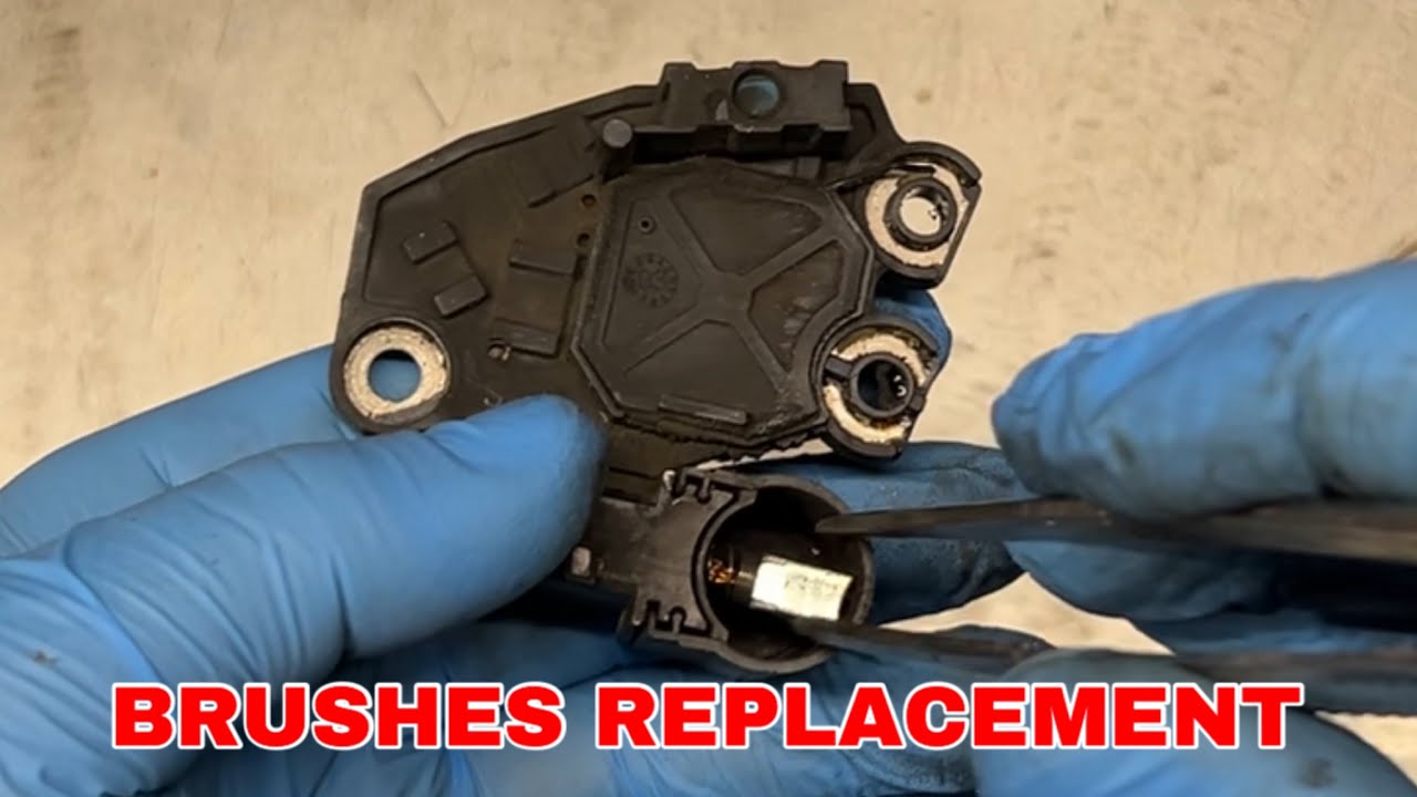 Ремонт генератора Valeo, замена щеток регулятора