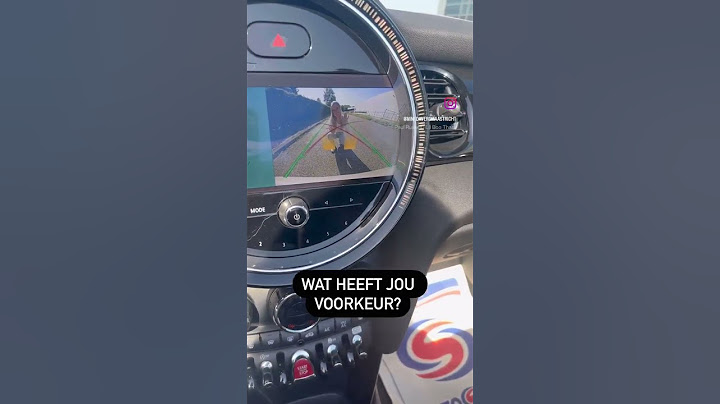 Achteruitrijcamera of parkeersensoren? 📸