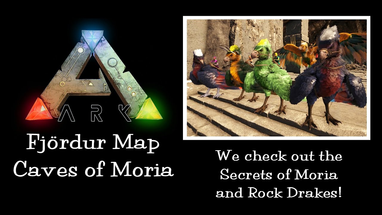 Fjördur Map | Tour of the Moria Cave and Rock Drakes | Let's Play Ark ...