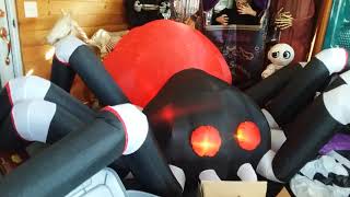 NEW FOR 2018 halloween inflatable 14ft spider