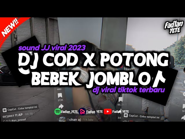 DJ COD X POTONG BEBEK JOMBLO KANE VIRAL TIKTOK TERBARU 2023 Fadlan YETE class=