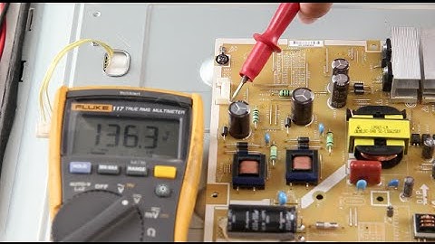 Vizio E420-A0 E420i-A0 E420D-A0 LED TV No Backlights - Voltage Test Troubleshoot LEDs & Power Supply