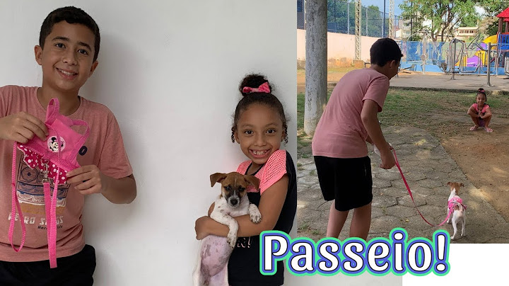 Fizemos o primeiro passeio da nossa cachorrinha!! Ele gostou? Ela mijou? Veremos tudo no vídeo