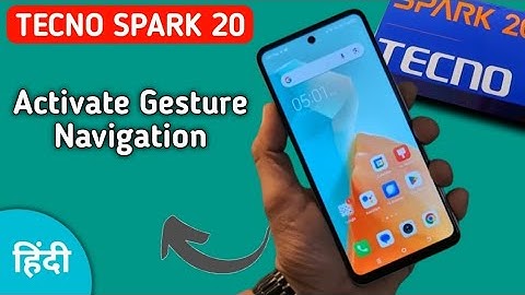 Tecno Spark 20 side back kaise kare, how to using side back in tecno, activate Gesture navigation in