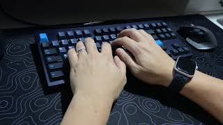 Mode 80 (Eighty) - Cannonkeys Lavender Switches - POM Plate - Typing Test