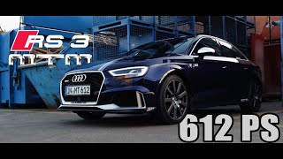 612 hp Beast | Audi RS3 MTM | Stage 4 | Eventuri Intake | CarPorn | Driving | Sound