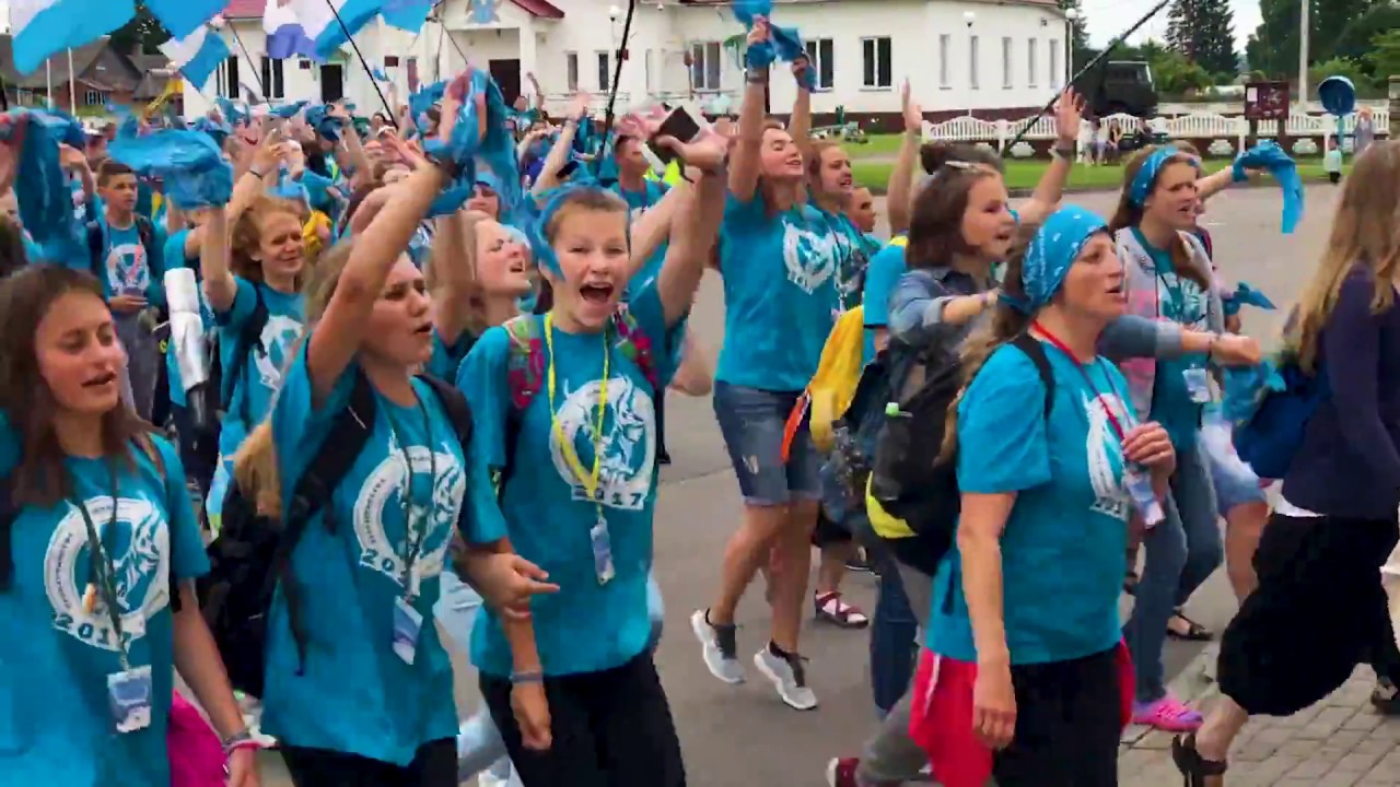 Уваход пілігрымак.  Будслав 2017