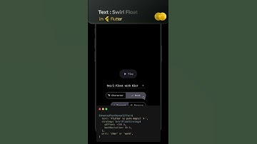 🎈 Floating Balloon Text Effect in Flutter | Magical Swirl Animation