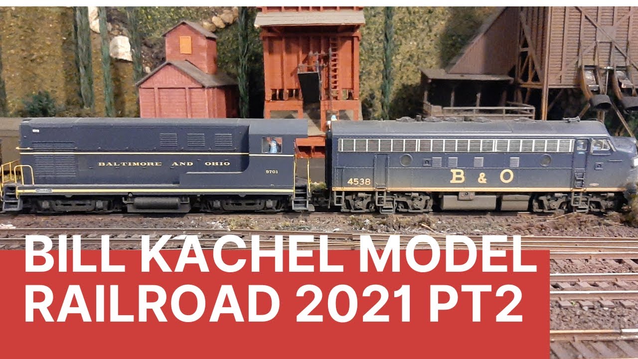 Bill Kachel HO Scale Model Railroad open house 2021 Part 2 YouTube