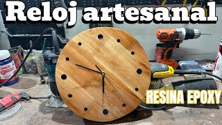 How to make a wood and epoxy clock without experience