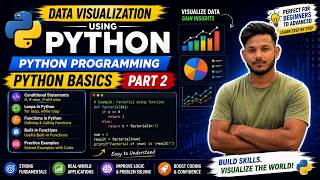 Python Basics Part 2 | Data Visualization Using Python | Python Programming