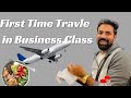 First time travel in business class 