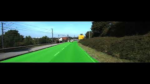 Semantic segmentation using FCN8 fully convolutional network.