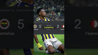 Fenerbahçe 5-2 Kazandı Benficayı Da Geçer Mi
