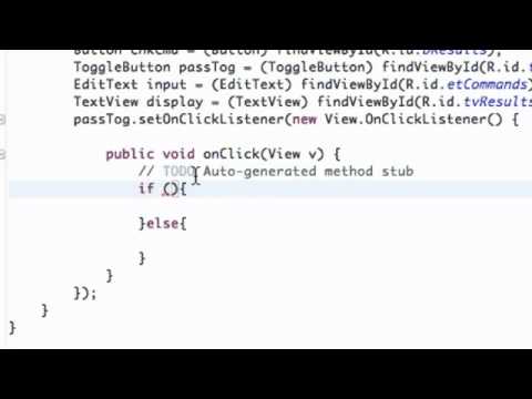 Android Application Development Tutorial   026   If Toggle Button is checked