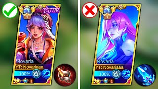 TOP 1 NOVARIA RECOMMENDED BUILD & EMBLEM 2024 | GLOBAL NOVARIA BUILD & EMBLEM 2024 - MOBILE LEGENDS