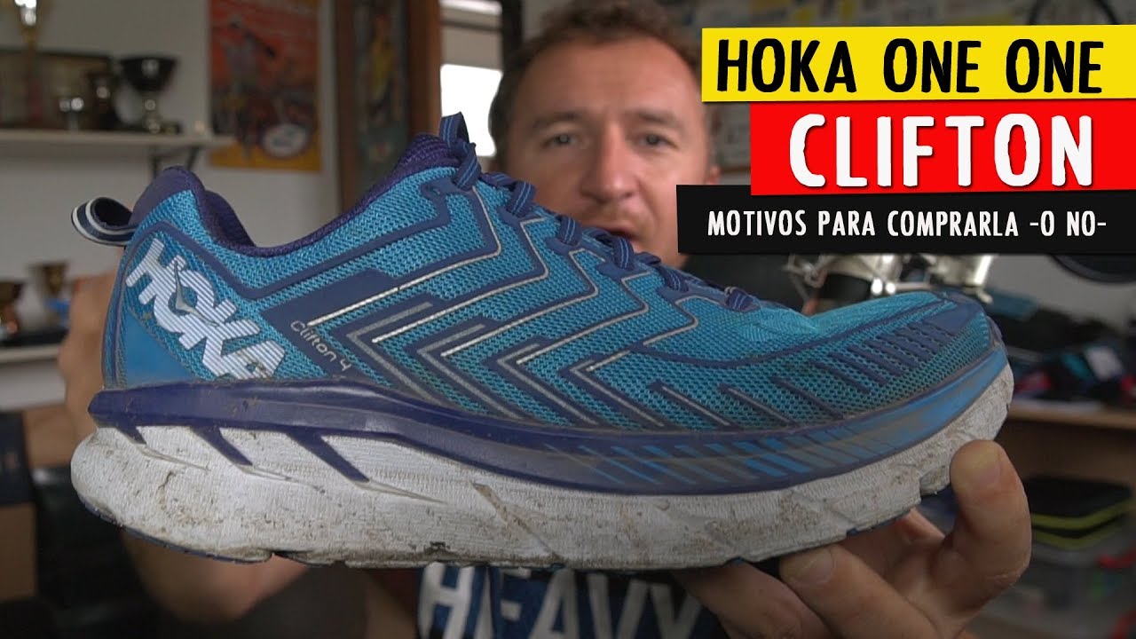 Sastre Mar minusválido HOKA ONE ONE CLIFTON: Motivos para comprarla (o no) - YouTube