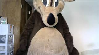 Random Cosplay Moment Giant Kangaroo Having Fun