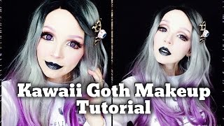 PURPLE GOTH MAKEUP TUTORIAL 💜🦇 