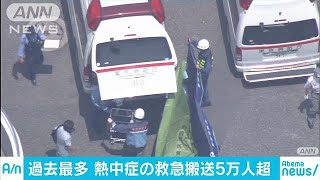 熱中症搬送5万4220人、死者133人　調査以来最多(18/08/22)