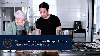 Vietnamese Beef Pho Recipe and Tips- How to make a flavorful and clear broth at home!