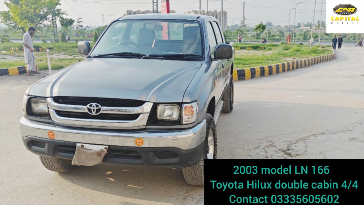 2003 Model LN 166 Toyota Hilux Double Cabin 4 4 for Sale In Islamabad 2003-model-ln-166-toyota-hilux-double-cabin-4-4-for-sale-in-islamabad