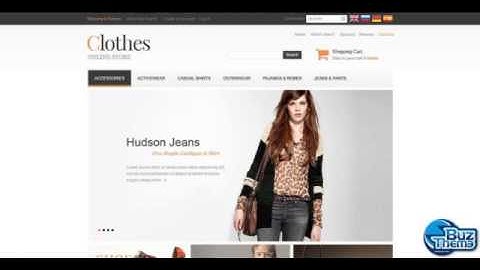 Tutorial Fashion Store OsCommerce Template by Buztheme.com