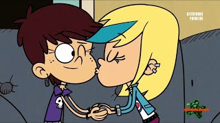 The Loud House - Saluna (Sam Sharp + Luna Loud) official kiss compilation