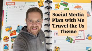 Social Media Plan with Me: Travel The US Theme