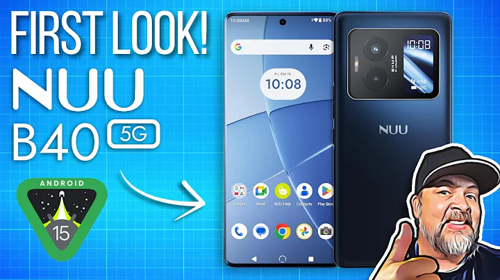 FIRST LOOK! NUU B40 Dual AMOLED Display Phone Review @NUU_Mobile