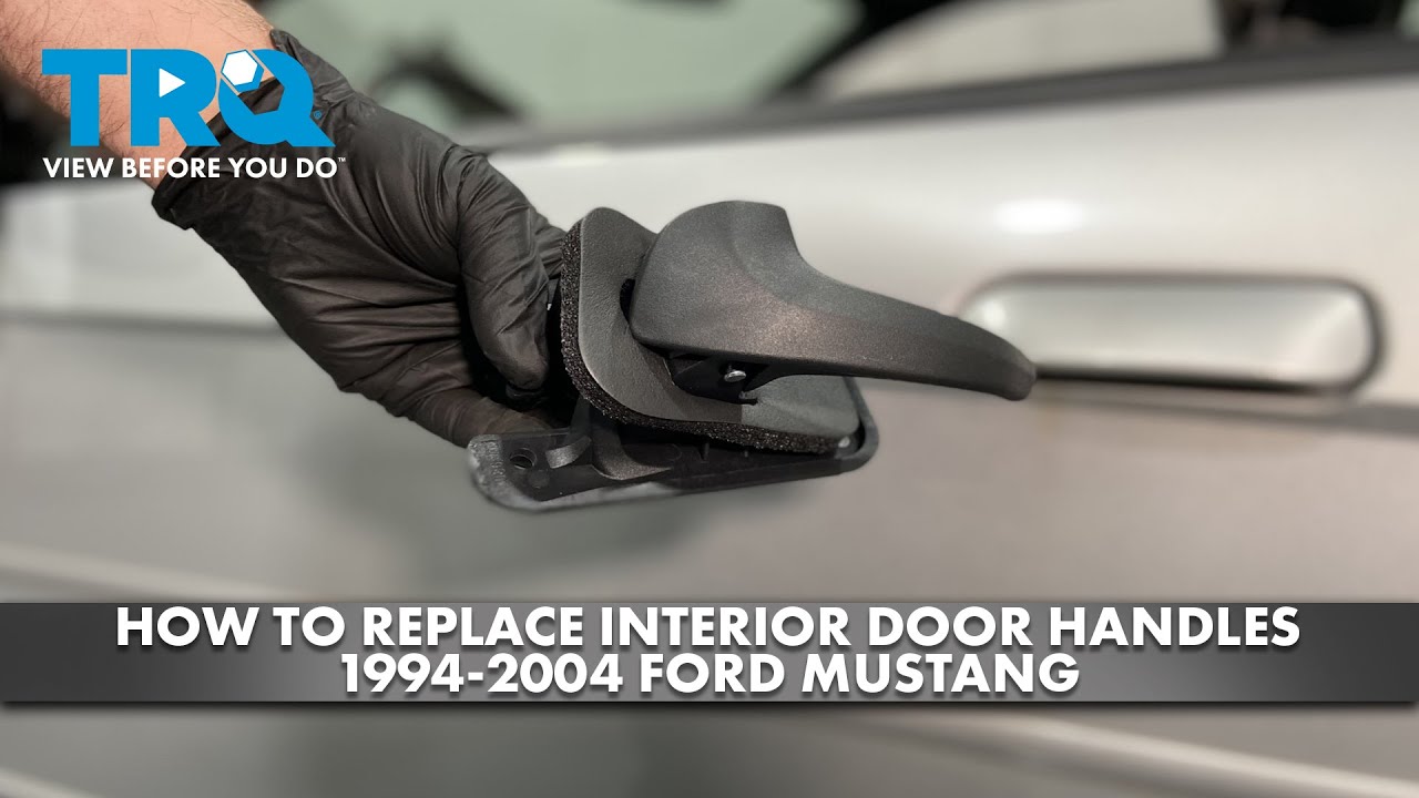 How to Replace Interior Door Handles 19942004 Ford Mustang 1A Auto