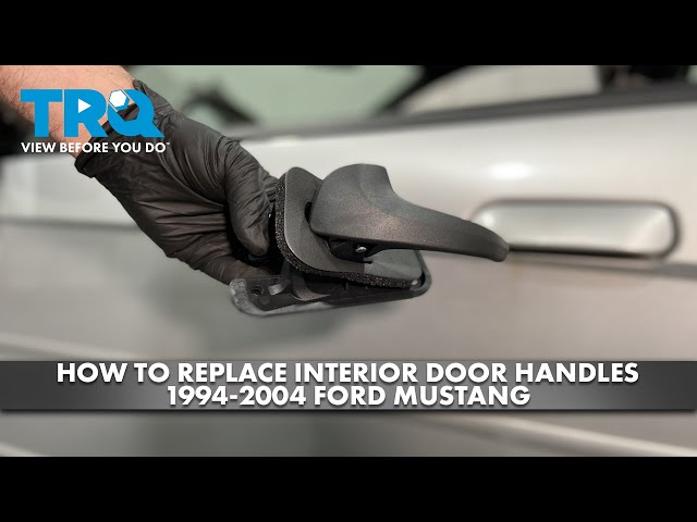 AM Autoparts Interior Door Pull Handle Trim Pair For 1994-1998 Ford Mustang - View #5