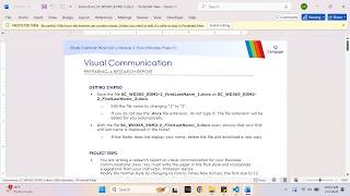 Shelly Cashman Word 365 | Module 2: End of Module Project 2 Visual Communication
