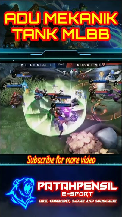 ADU MEKANIK TANK MLBB #SHORT #MLBB #TANK #MOBILELEGENDS