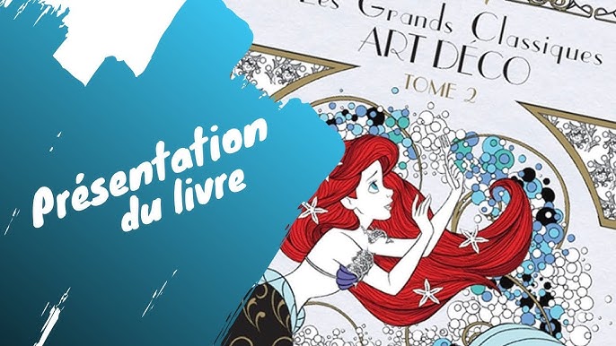 French Disney Coloring books Flip through 