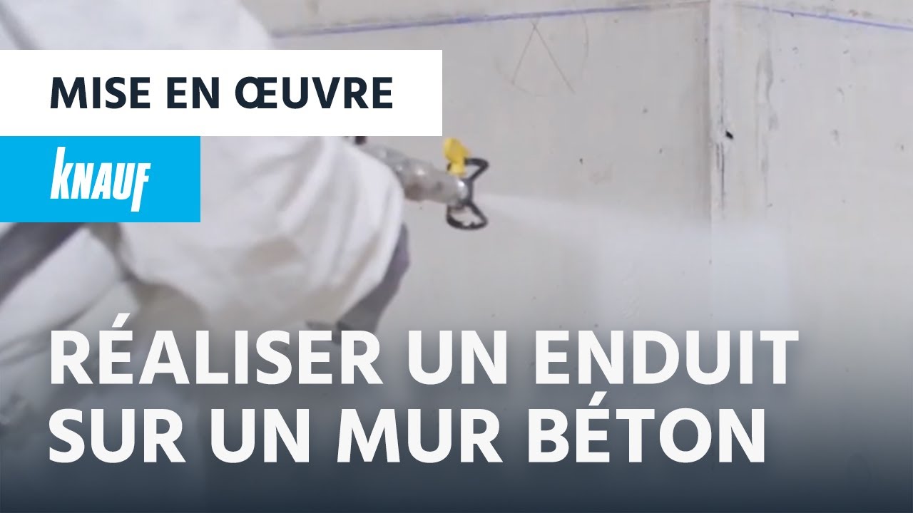 Réaliser un enduit sur un mur béton en un temps record ► Betoliss Airless