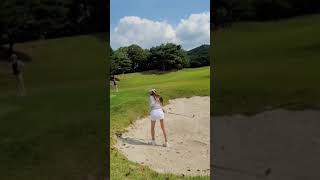 #sexy #golf girls beautiful #swing(5)