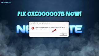 How to Fix 0xc000007b Error on Windows 10/11!