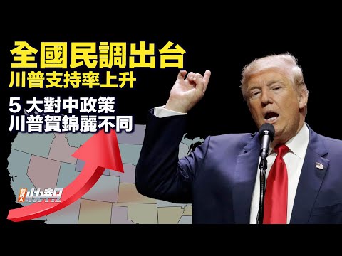 与川普抢男性选民,贺锦丽计划上最红播客;全国民调:川普支持度在最后阶段上升;这档股票大涨,意味着美国大选趋势?川普贺锦丽的对中政策不同。【新闻快报 】