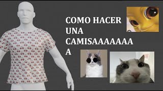 Como hacer una camisa// How to make a t-shirt 🧥✨- BLENDER -  fácilisimo. screenshot 5