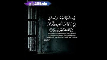 وكفى بربك هاديا ونصيرا تلاوة رائعة من سورة القرقان للقارئ الشيخ محمد صديق المنشاوى رحمه الله