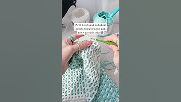 Find all my interlocking crochet patterns on shop.crochethighway.com ❤️ #crochetideas #crochet