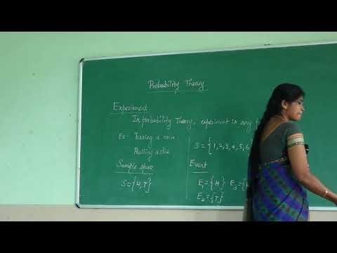 Dr. M. Maheswari Department of Mathematics - Probability