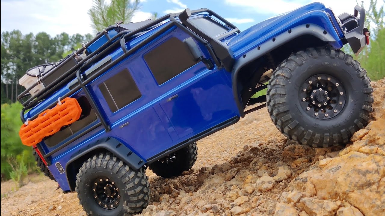 Protezione anteriore per auto TRX4 Defender RC