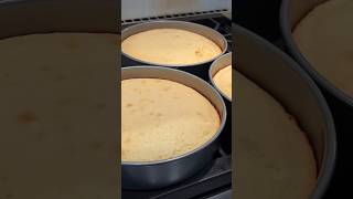 VANILLA CAKES?‼️ foodnetwork food kidbaker tutorial cooking bakersfun kbc foodie bakery